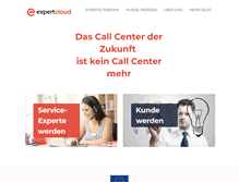 Tablet Screenshot of expertcloud.de